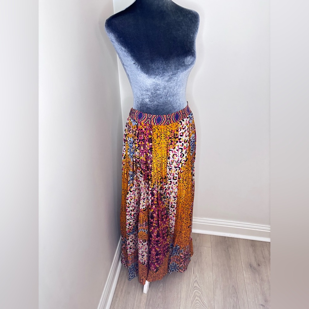 Anthropologie Bhanuni By Jyoti Colorful Women's Maxi Skirt Size 4. - Picture 3 of 11